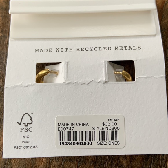 Madewell earrings, Brand New! - Picture 5 of 6